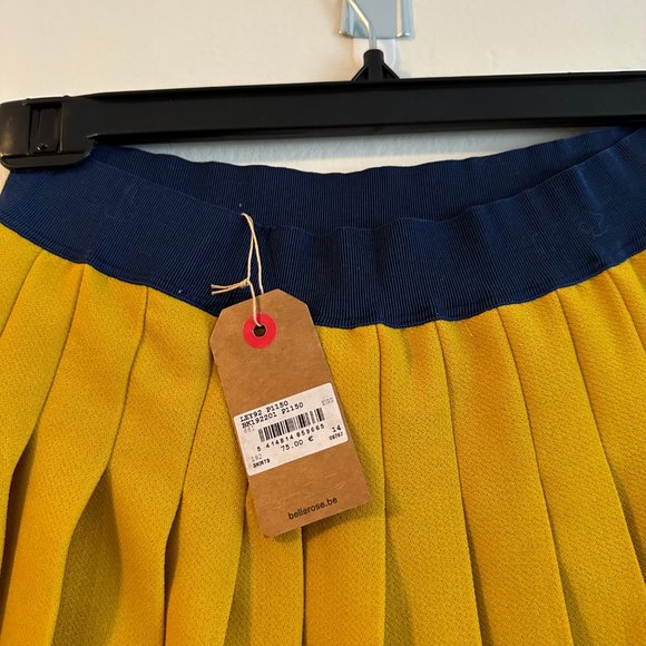 Girls Belle Rose Mustard Skirt - Picture 2 of 3